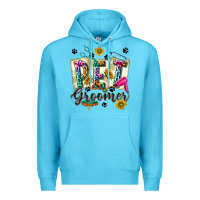 Ocean Blue Western Pet Groomer Premium Hoodie - texasbilliewilder