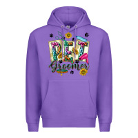 Purple Western Pet Groomer Premium Hoodie - texasbilliewilder