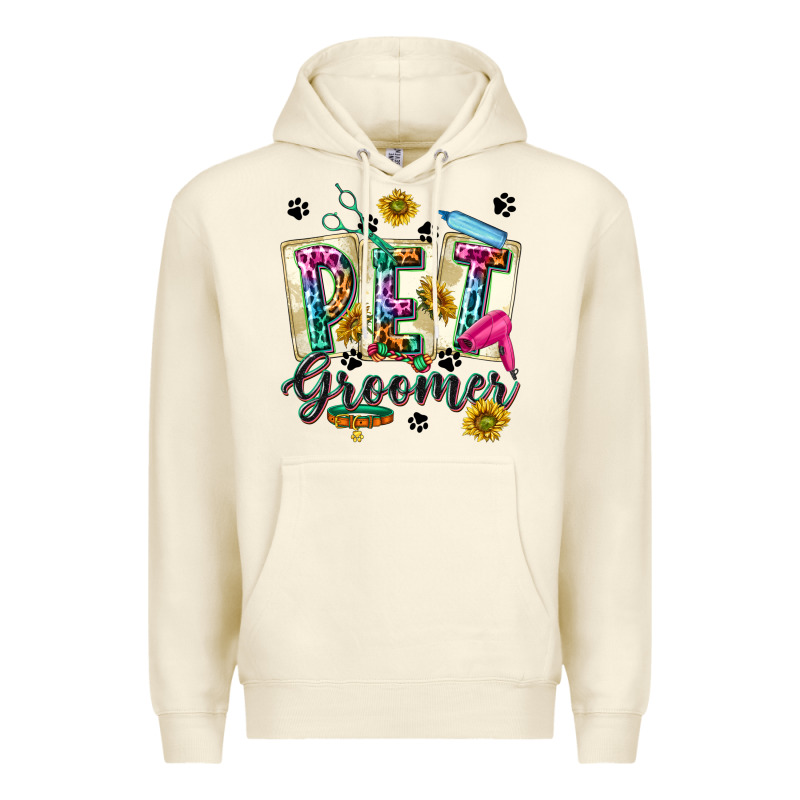 Western Pet Groomer Premium Hoodie by texasbilliewilder | Teevron