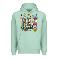 Seafoam Western Pet Groomer Premium Hoodie - texasbilliewilder