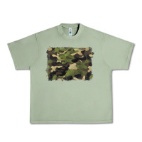 Oil Green camouflage background Urban Heavy Tee - BarkalooDesign