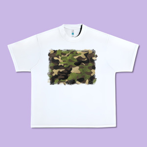 Camouflage Background Urban Heavy Tee Designed By Barkaloodesign