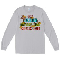 Moon Dust get jesus before you check out Long Sleeve Tee - MaliasSmallBusiness