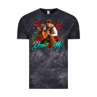 Cloud Black you and me Vintage Tee - AdoDesignShop
