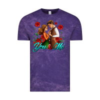 Cloud Purple you and me Vintage Tee - AdoDesignShop