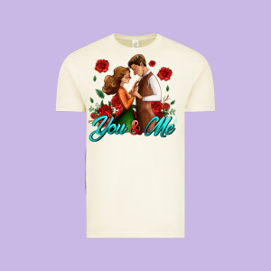 You And Me Vintage Tee Designed By Adodesignshop