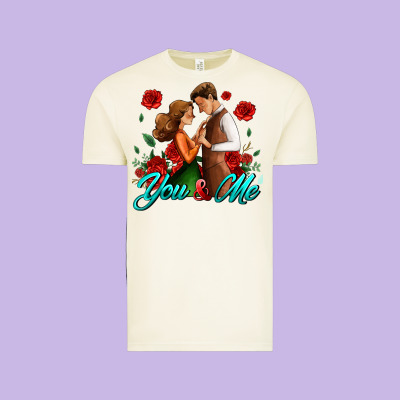 You And Me Vintage Tee Designed By Adodesignshop