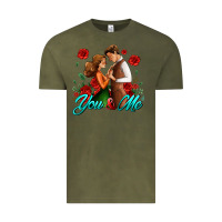 Vintage Olive you and me Vintage Tee - AdoDesignShop