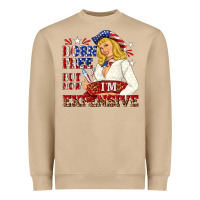 Mushroom born free but now im expensive Heavyweight Sweatshirt - NancyCooperArtShop