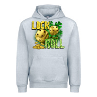 Heather Grey Luck and roll Urban Hoodie - CowGirlArtShop