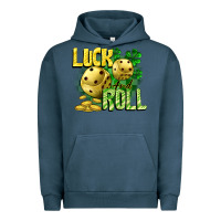 Pigment Midnight Navy Luck and roll Urban Hoodie - CowGirlArtShop