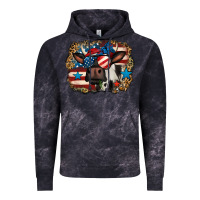 Cloud Black 4th of july cow Vintage Hoodie - Jasminsmagicworld