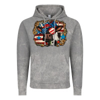 Cloud Rock 4th of july cow Vintage Hoodie - Jasminsmagicworld