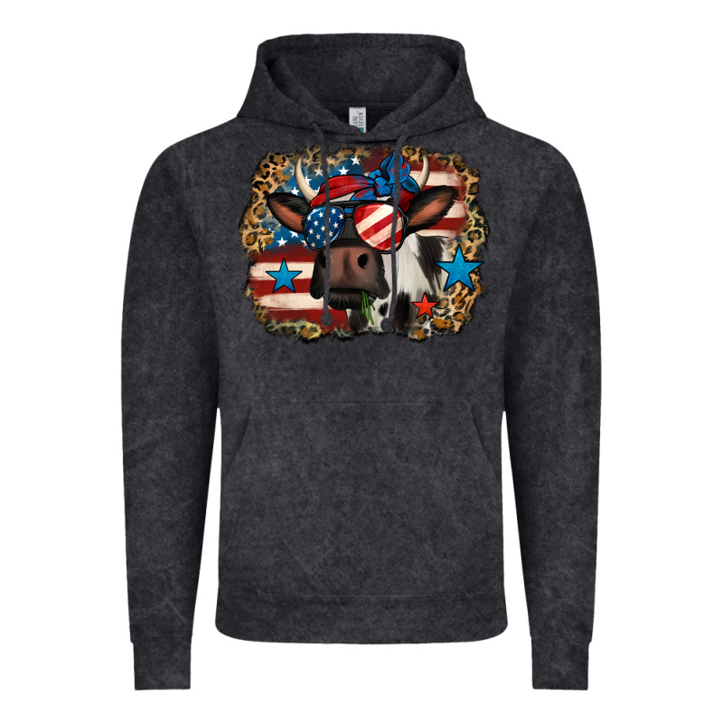 4th Of July Cow Vintage Hoodie by Jasminsmagicworld | Teevron