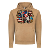 Vintage Camel 4th of july cow Vintage Hoodie - Jasminsmagicworld