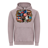 Vintage Zinc 4th of july cow Vintage Hoodie - Jasminsmagicworld