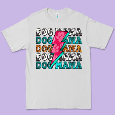 Dog Mama Premium Tee Designed By Zillion Design Studio
