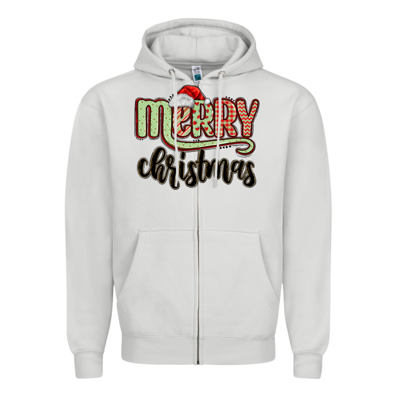Merry Christmas Zipper Hoodie by MaliasSmallBusiness | Teevron