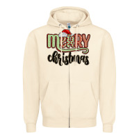 Sandshell merry christmas Zipper Hoodie - MaliasSmallBusiness