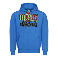 True Royal merry christmas Zipper Hoodie - MaliasSmallBusiness