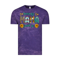 Cloud Purple because mama said so western sunflowers Vintage Tee - Artiststas