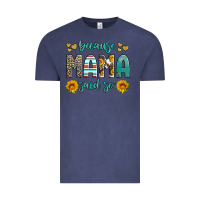 Vintage Denim because mama said so western sunflowers Vintage Tee - Artiststas