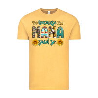 Vintage Mustard because mama said so western sunflowers Vintage Tee - Artiststas