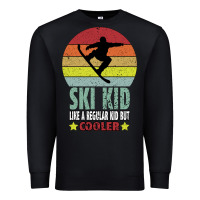 Black ski kid like a regular kid but coolers Premium Sweatshirt - Bettercallsaul