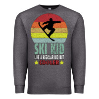 Charcoal Heather ski kid like a regular kid but coolers Premium Sweatshirt - Bettercallsaul