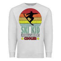 Dove Grey ski kid like a regular kid but coolers Premium Sweatshirt - Bettercallsaul