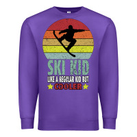 Purple ski kid like a regular kid but coolers Premium Sweatshirt - Bettercallsaul