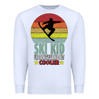 White ski kid like a regular kid but coolers Premium Sweatshirt - Bettercallsaul