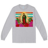 Moon Dust our lady of guadalupe cactus leopard Long Sleeve Tee - JahusDesignShop