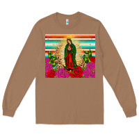 Toasted Coconut our lady of guadalupe cactus leopard Long Sleeve Tee - JahusDesignShop