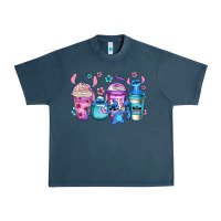 Midnight Navy stitch coffee Urban Heavy Tee - Jasminsmagicworld