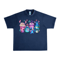 Navy stitch coffee Urban Heavy Tee - Jasminsmagicworld