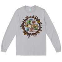 Moon Dust when he was one the cross i was one his mind Long Sleeve Tee - MaliasSmallBusiness