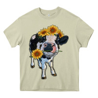 Mossy heifer cow Heavy Core Tee - RanaPortraitStore