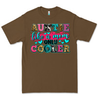 Cacao auntie like a mom only cooler Premium Tee - Zillion Design Studio