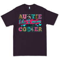 Plum auntie like a mom only cooler Premium Tee - Zillion Design Studio