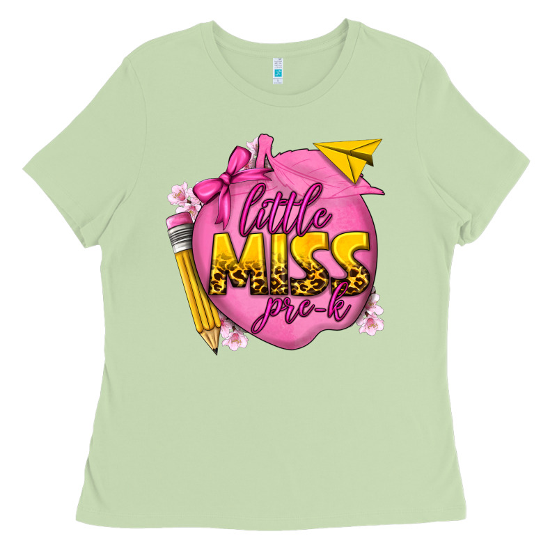 Little Miss Pre K Ladies Tee by texasbilliewilder | Teevron