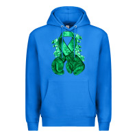 True Royal Emerald green ribbon Liver Cancer boxing gloves Premium Hoodie - NancyCooperArtShop