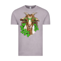 Vintage Zinc st patricks goat with glasses Vintage Tee - Artiststas