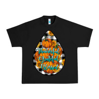 Black Thankful Grateful Blessed Urban Heavy Tee - LillyAllenDesigns