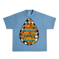 Pebble Blue Thankful Grateful Blessed Urban Heavy Tee - LillyAllenDesigns