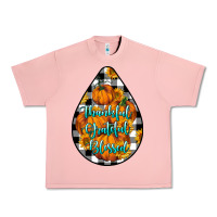 Salmon Thankful Grateful Blessed Urban Heavy Tee - LillyAllenDesigns