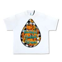 White Thankful Grateful Blessed Urban Heavy Tee - LillyAllenDesigns