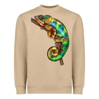 Chameleon Lizard Illustrations Heavyweight Sweatshirt | Teevron