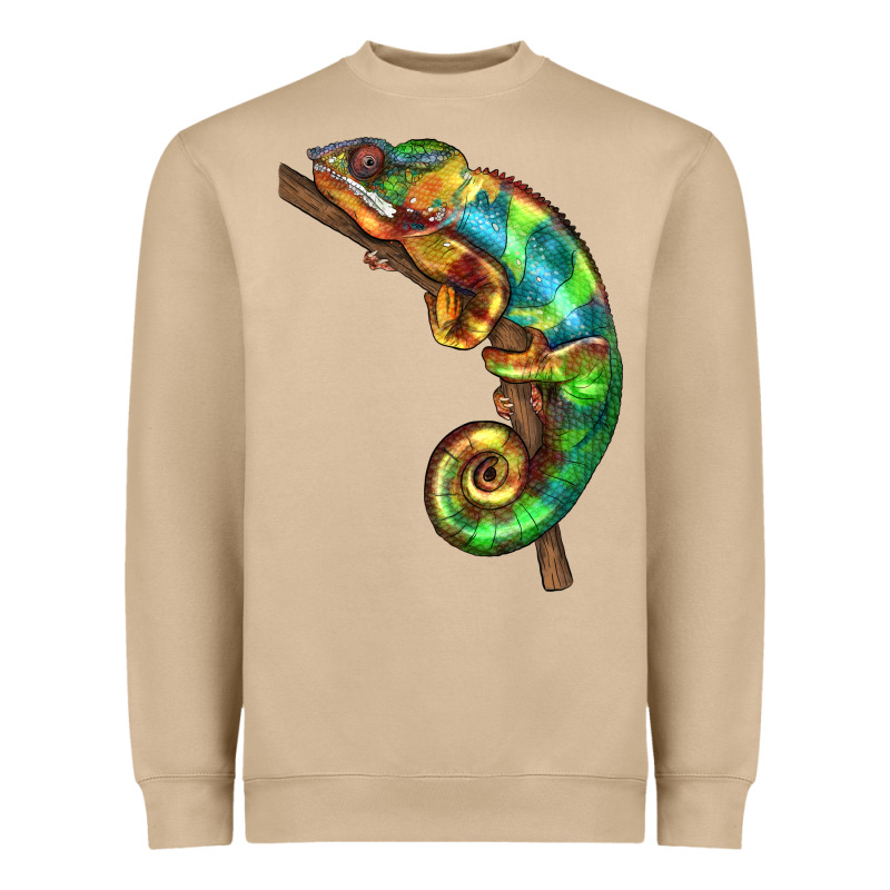 Chameleon Lizard Illustrations Heavyweight Sweatshirt by LillyAllenDesigns | Teevron