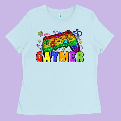Gaymer Ladies Tee Designed By Zillion Design Studio